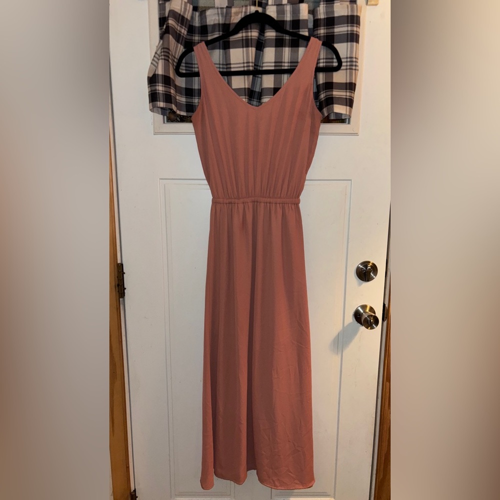 Show Me Your MuMu Blush Asymmetrical Dress-XXS